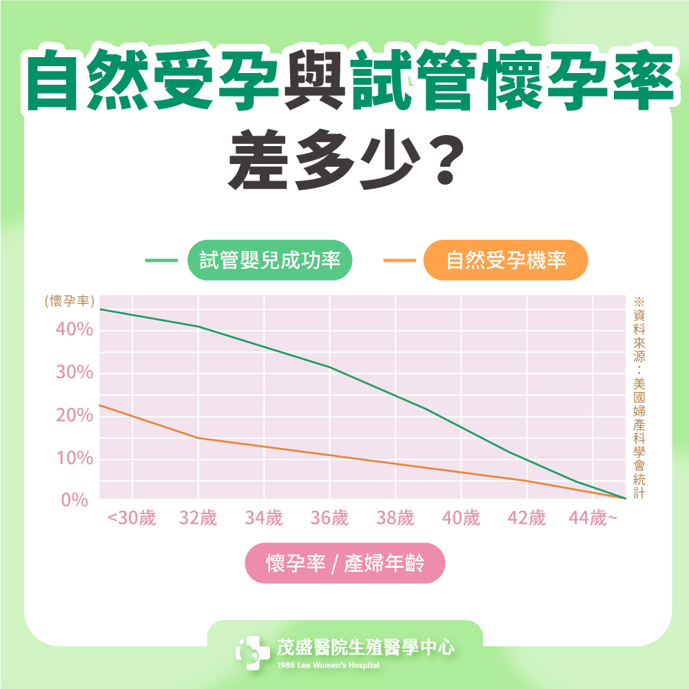 自然受孕與試管懷孕率差多少