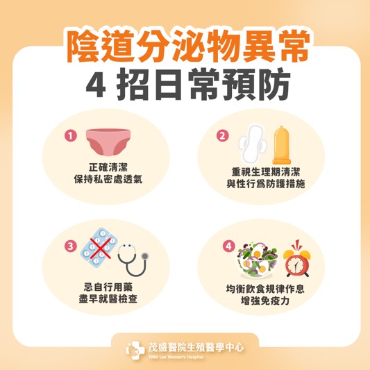 陰道分泌物異常4招日常預防